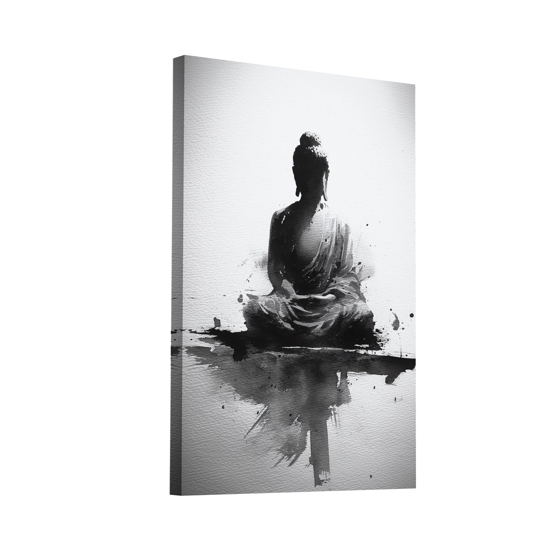 Product Hero 3D WebP Sumi-e Bouddha – Silence intérieur et éveil spirituel - Art Virtuoso