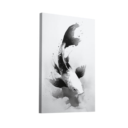Product Hero 3D WebP Sumi e Carpe Koi – Mouvement fluide et persévérance symbolique - Art Virtuoso