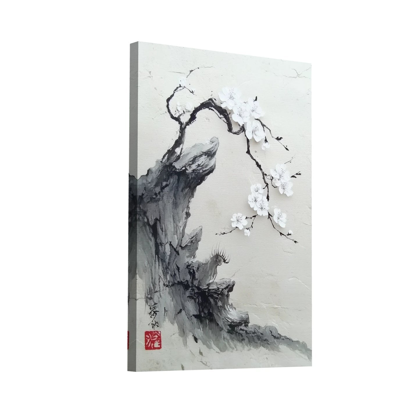 Product Hero 3D WebP Sumi e Cerisier – Floraison éphémère - Art Virtuoso