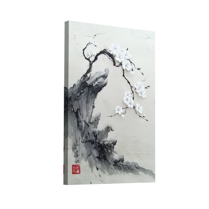 Product Hero 3D WebP Sumi e Cerisier – Floraison éphémère - Art Virtuoso