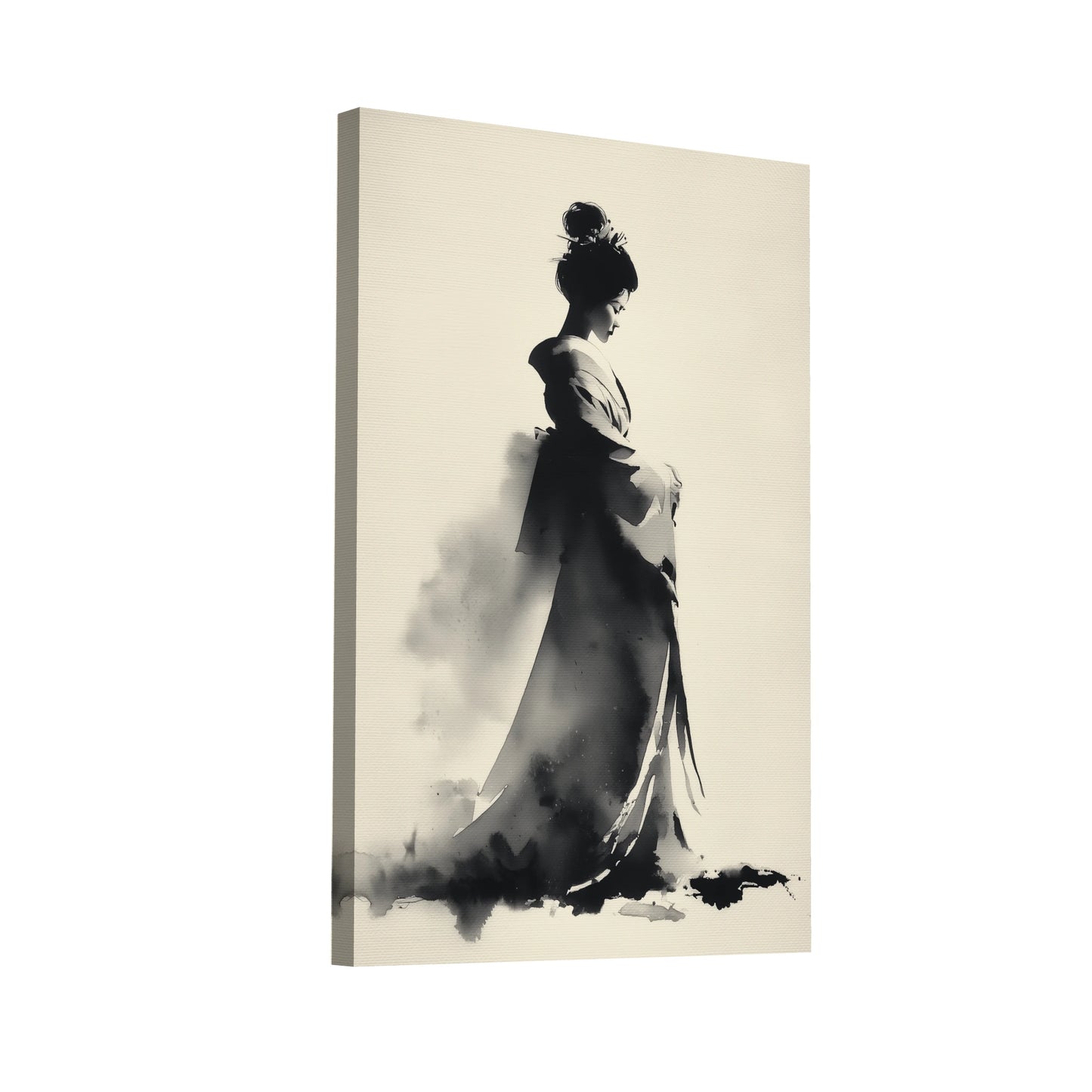 Product Hero 3D WebP Sumi e Geisha – Grâce et féminité nippone - Art Virtuoso