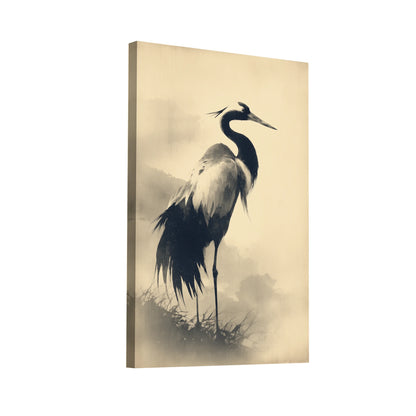 Product Hero 3D WebP Sumi e Grue – Grâce céleste et longévité symbolique - Art Virtuoso