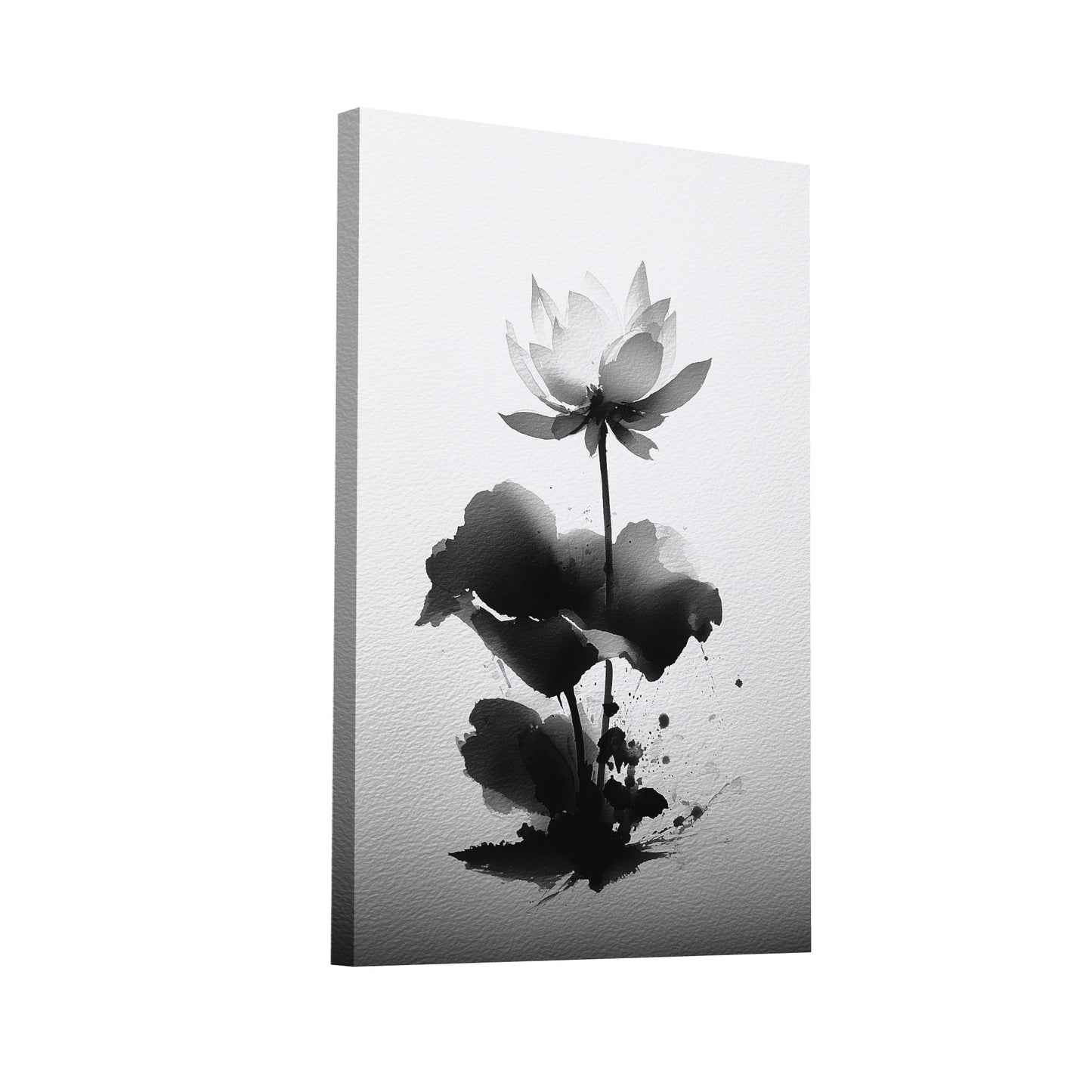 Product Hero 3D WebP Sumi e Lotus – Pureté - Art Virtuoso