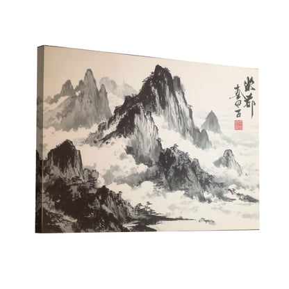 Product Hero 3D WebP Sumi e Montagne – Grandeur minérale et souffle ancestral - Art Virtuoso
