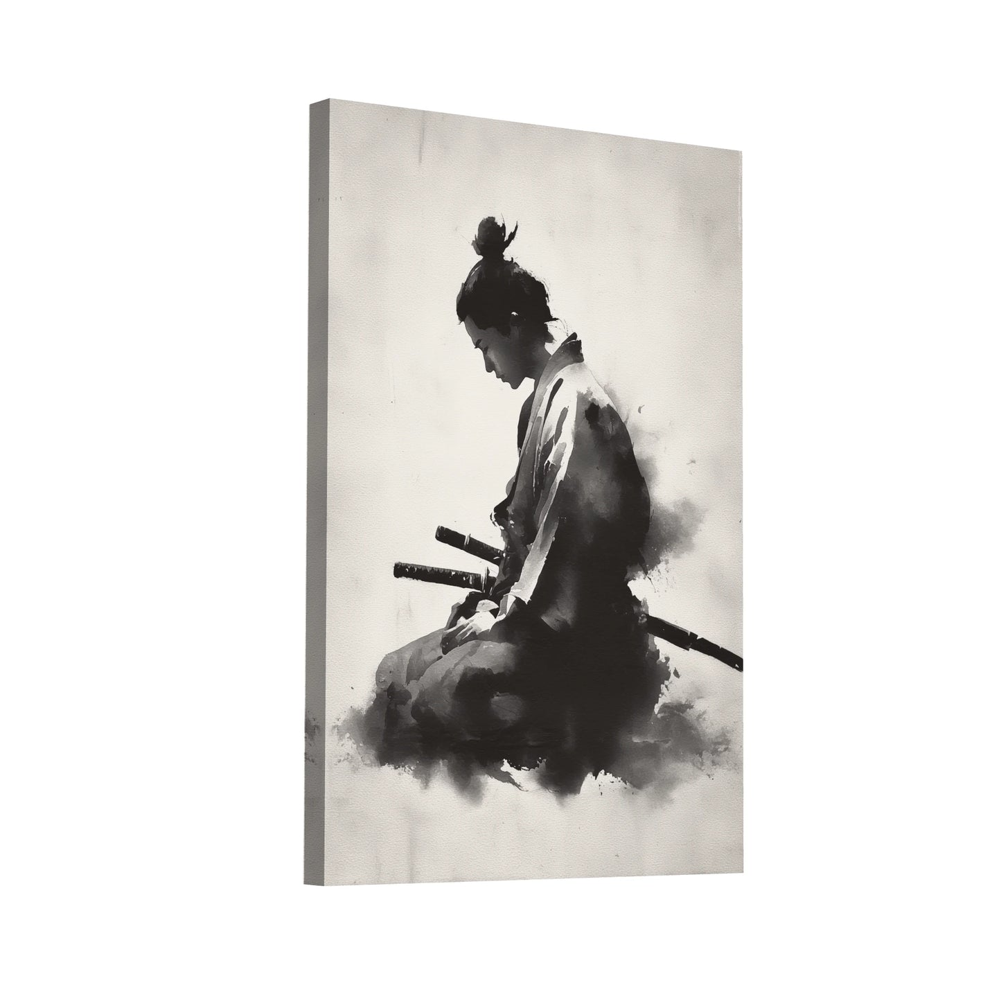 Product Hero 3D WebP Sumi e Samurai – Honneur, discipline et force intérieure - Art Virtuoso