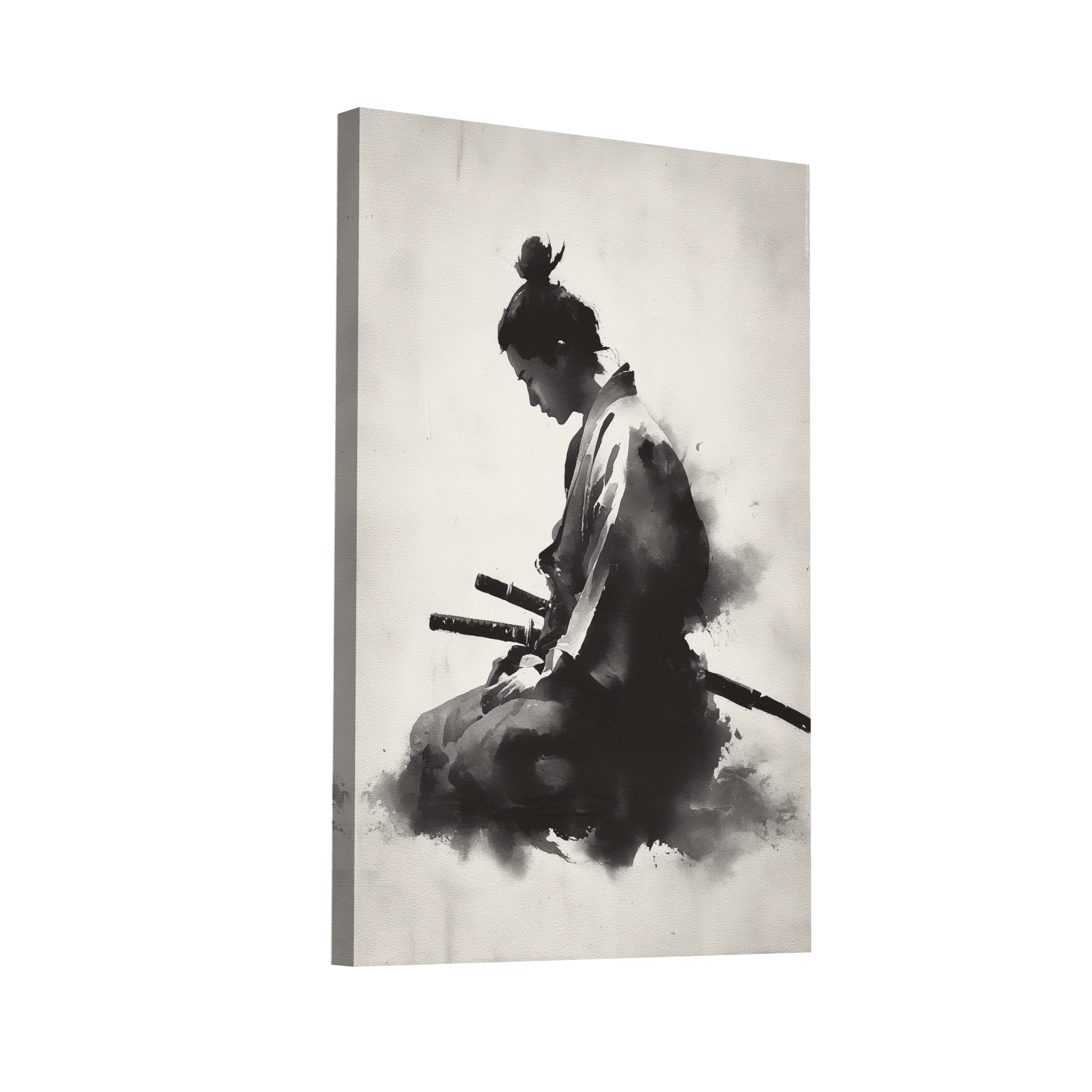 Product Hero 3D WebP Sumi e Samurai – Honneur, discipline et force intérieure - Art Virtuoso