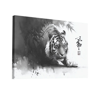 Product Hero 3D WebP Sumi e Tigre - Puissance contenue et regard ancestral - Art Virtuoso