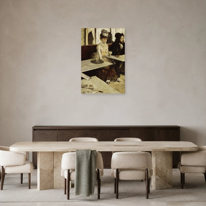 Tableau L’Absinthe – Edgar Degas dans une salle à manger - Art Virtuoso