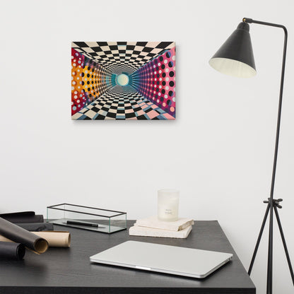 Tableau Abstrait Design Contemporain - Op Art  Art Virtuoso   