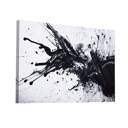 Product Hero 3D WebP Tableau Abstrait Encre de Chine - Sublime Abstraction - Art Virtuoso