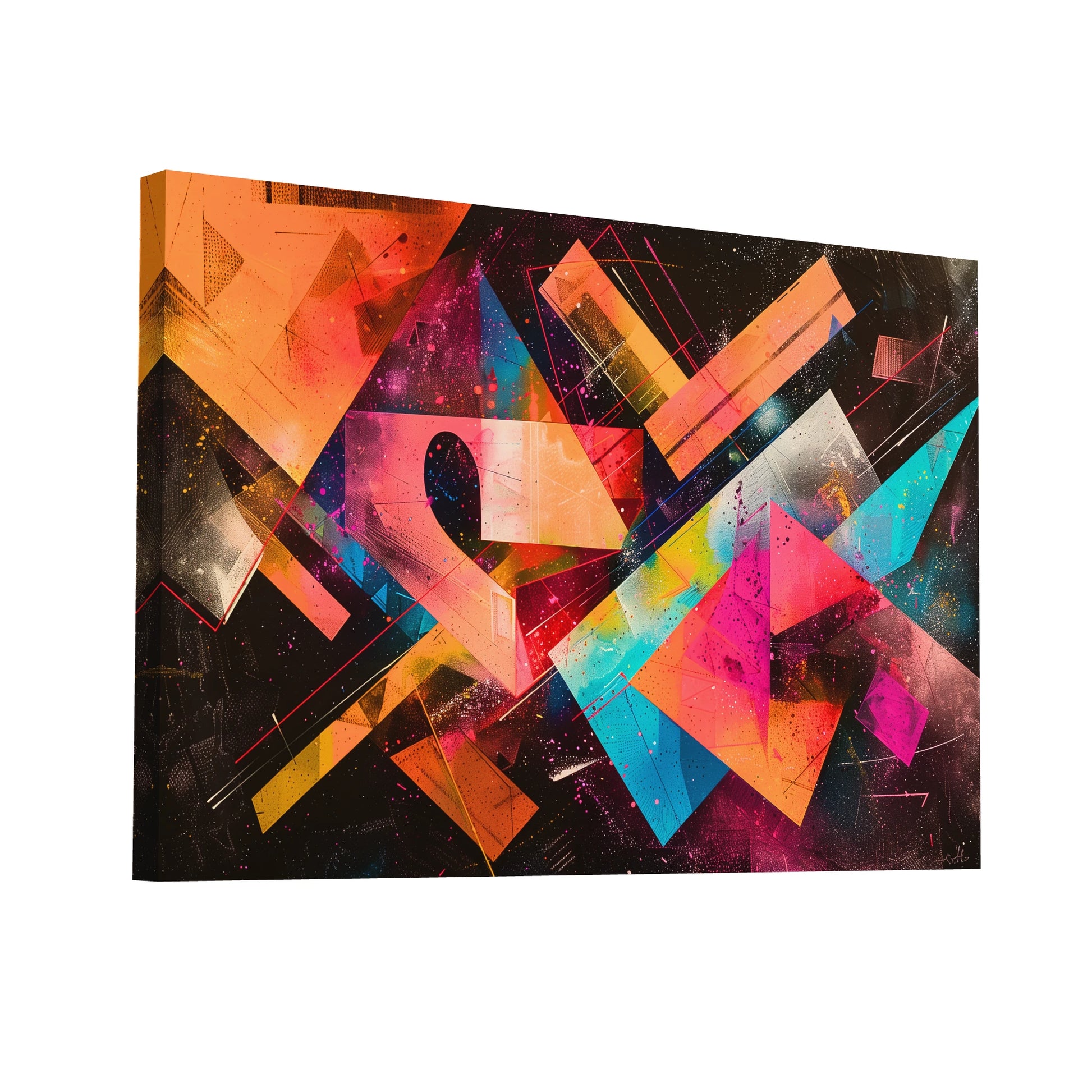 Product Hero 3D WebP Tableau Abstrait Forme Géométrique - Symphonie - Art Virtuoso
