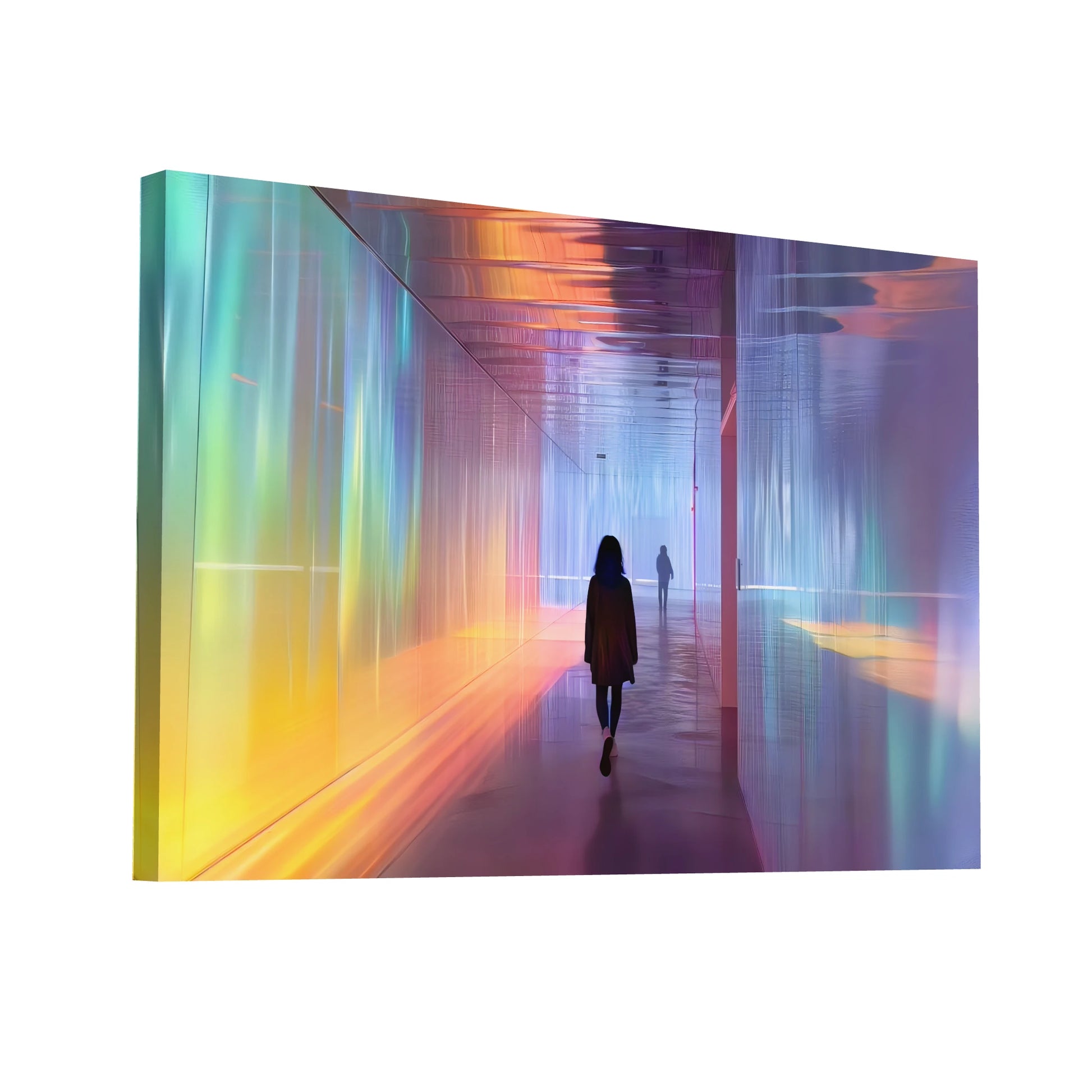 Product Hero 3D WebP Tableau Abstrait Moderne - Reflets d'Émotions - Art Virtuoso