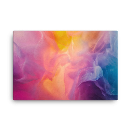 Tableau Abstrait Multicolore Contemporain - Rhapsodie