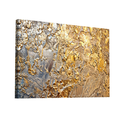 Product Hero 3D WebP Tableau Abstrait Or - Art Virtuoso