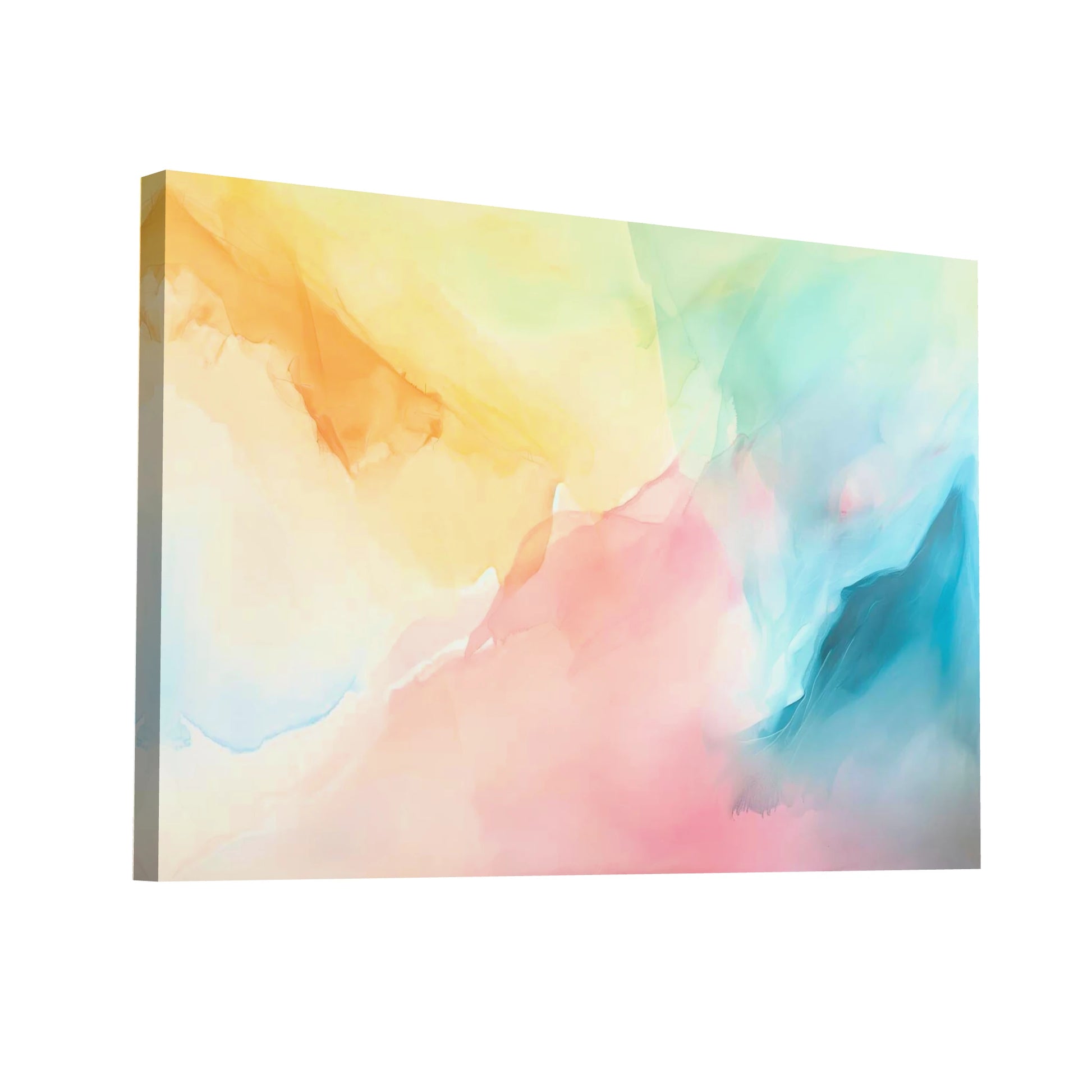 Product Hero 3D WebP Tableau Abstrait Pastel - Soak-Stain - Art Virtuoso