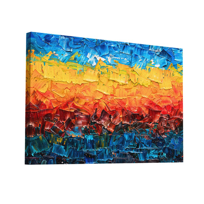 Product Hero 3D WebP Tableau Abstrait Rectangulaire - Odyssée - Art Virtuoso