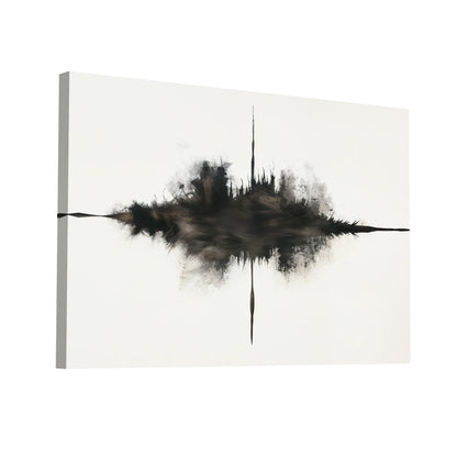Product Hero 3D WebP Tableau Abstrait Tache - Reflets Urbains - Art Virtuoso