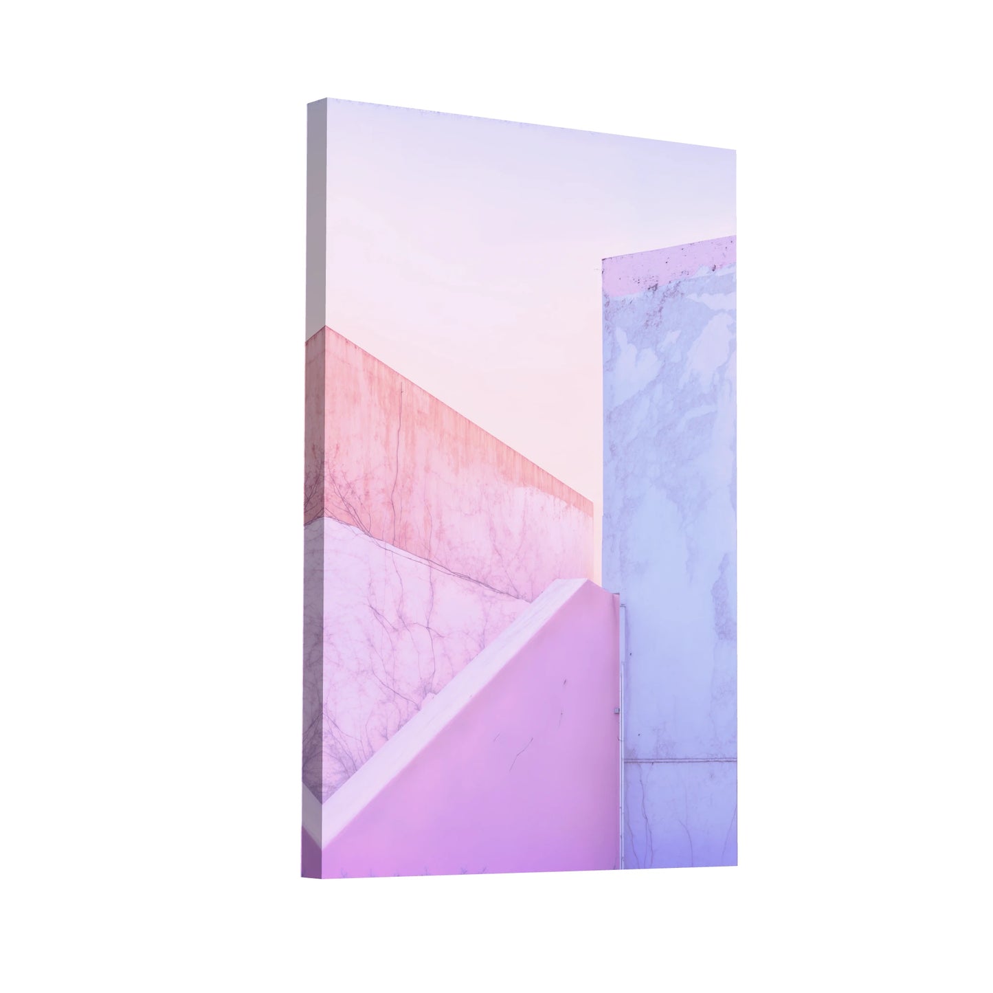 Product Hero 3D WebP Tableau Abstrait Vertical Pastel - Art Virtuoso