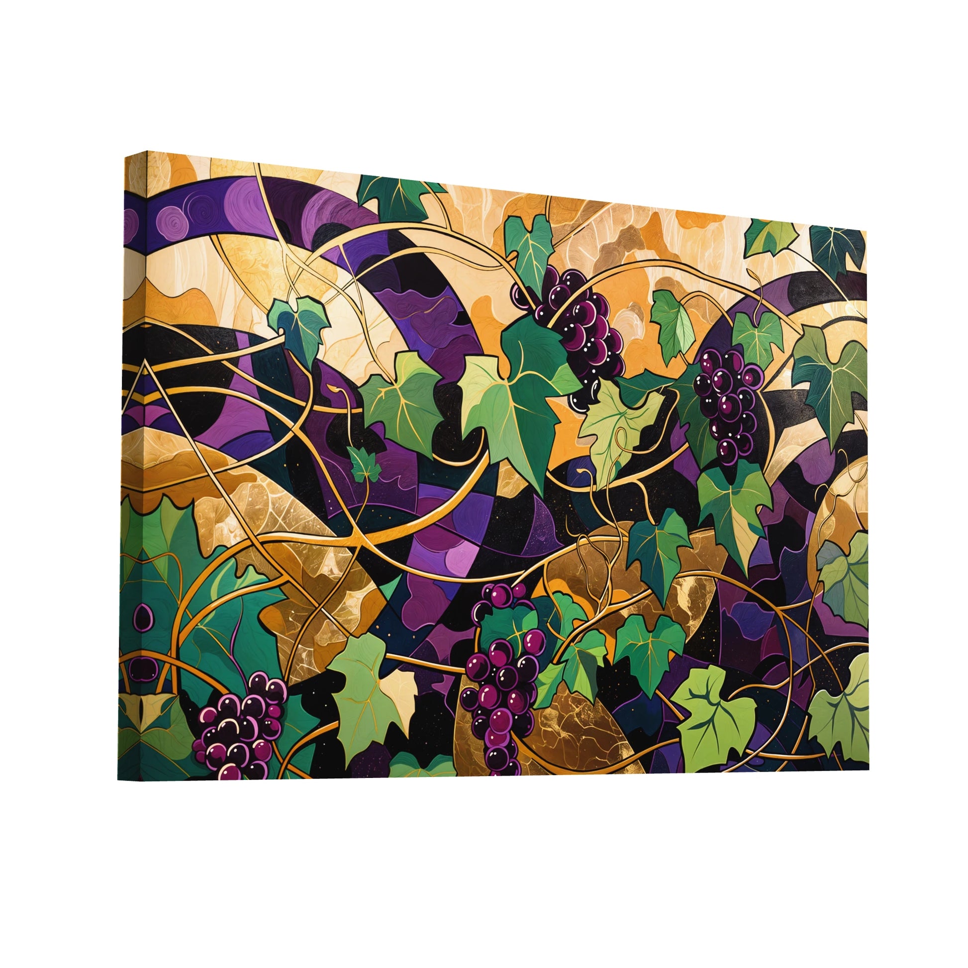 Product Hero 3D WebP Tableau Abstrait Vignes - Art Virtuoso