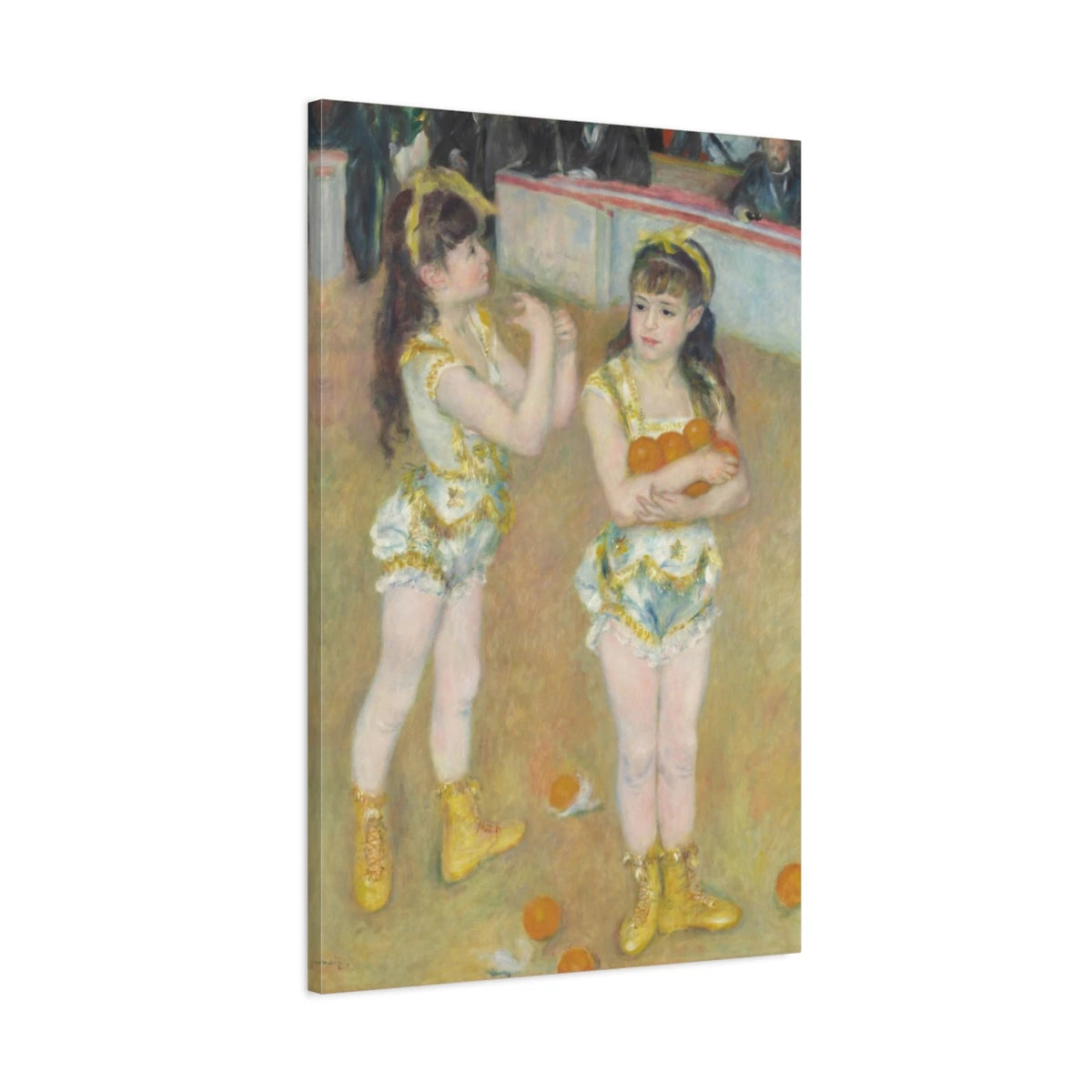 Tableau Acrobates au cirque Fernando – Pierre-Auguste Renoir - toile 3D avec bords imprimés - Art Virtuoso