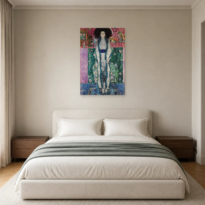 Tableau Portrait d’Adèle Bloch-Bauer II – Gustav Klimt dans une chambre - Art Virtuoso