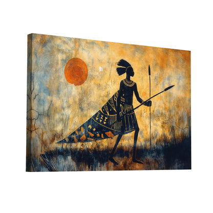 Product Hero 3D WebP Tableau Africain Ancien - Art Virtuoso