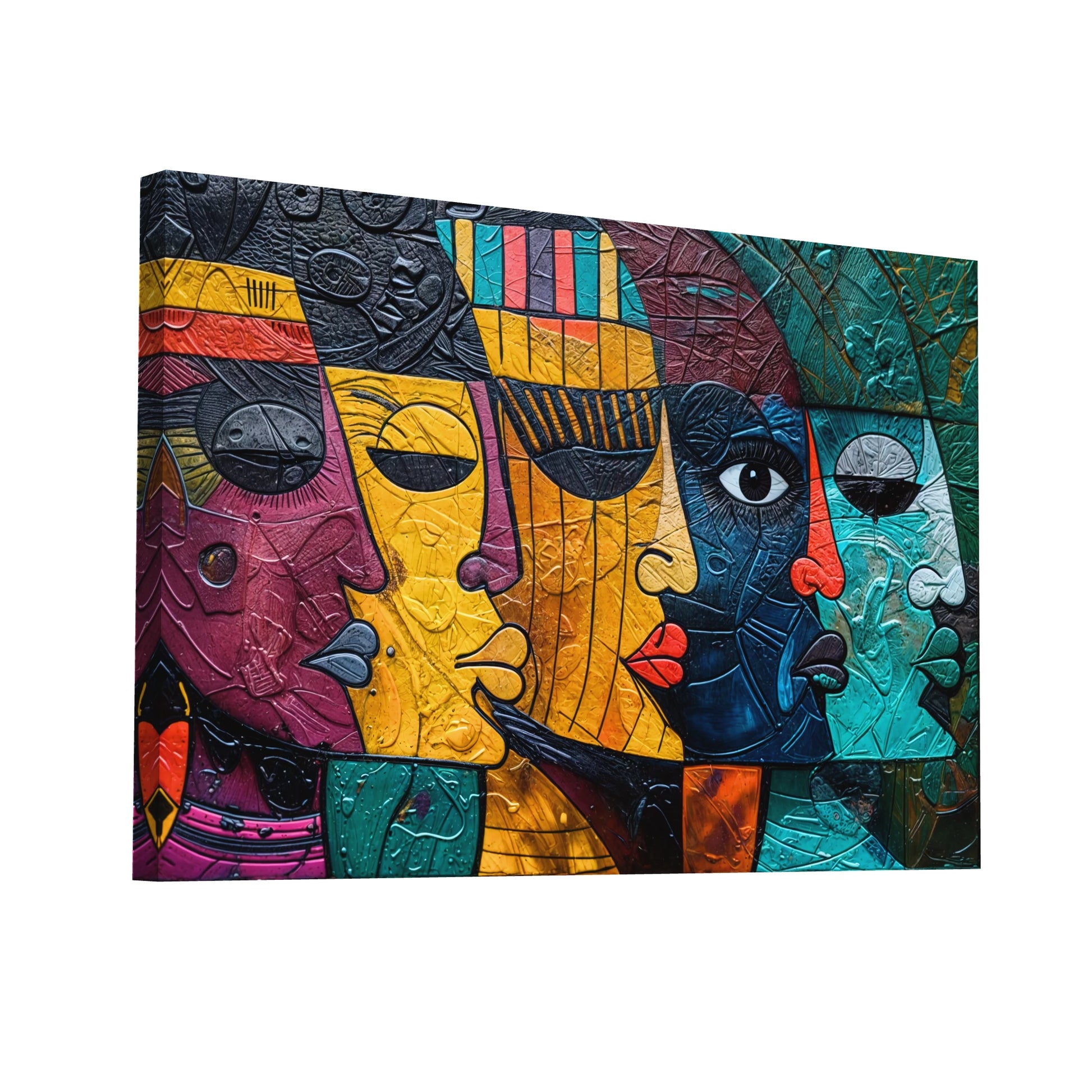 Product Hero 3D WebP Tableau Africain et Ethnique - Art Virtuoso