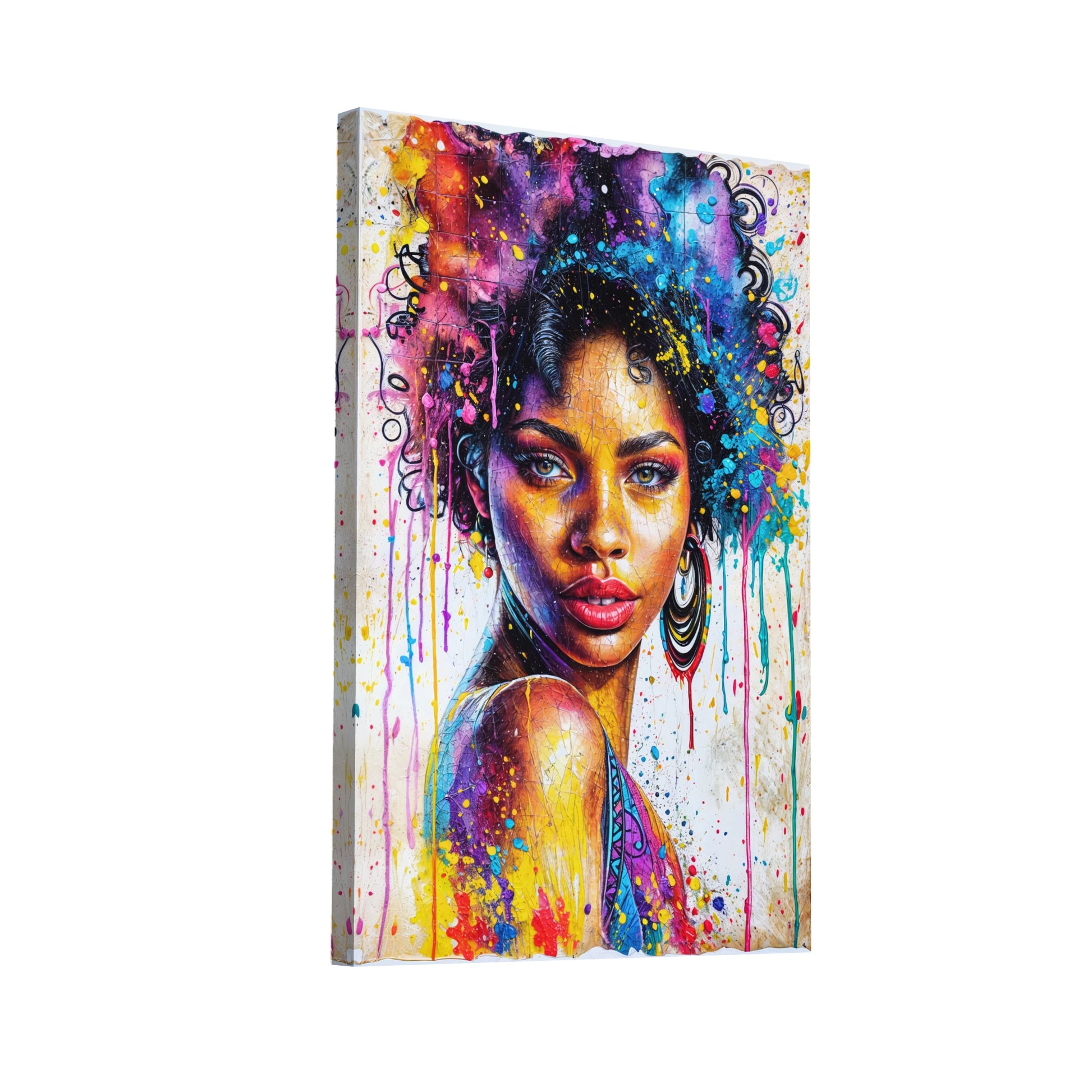 Product Hero 3D WebP Tableau Africaine Couleur - African Queen - Art Virtuoso