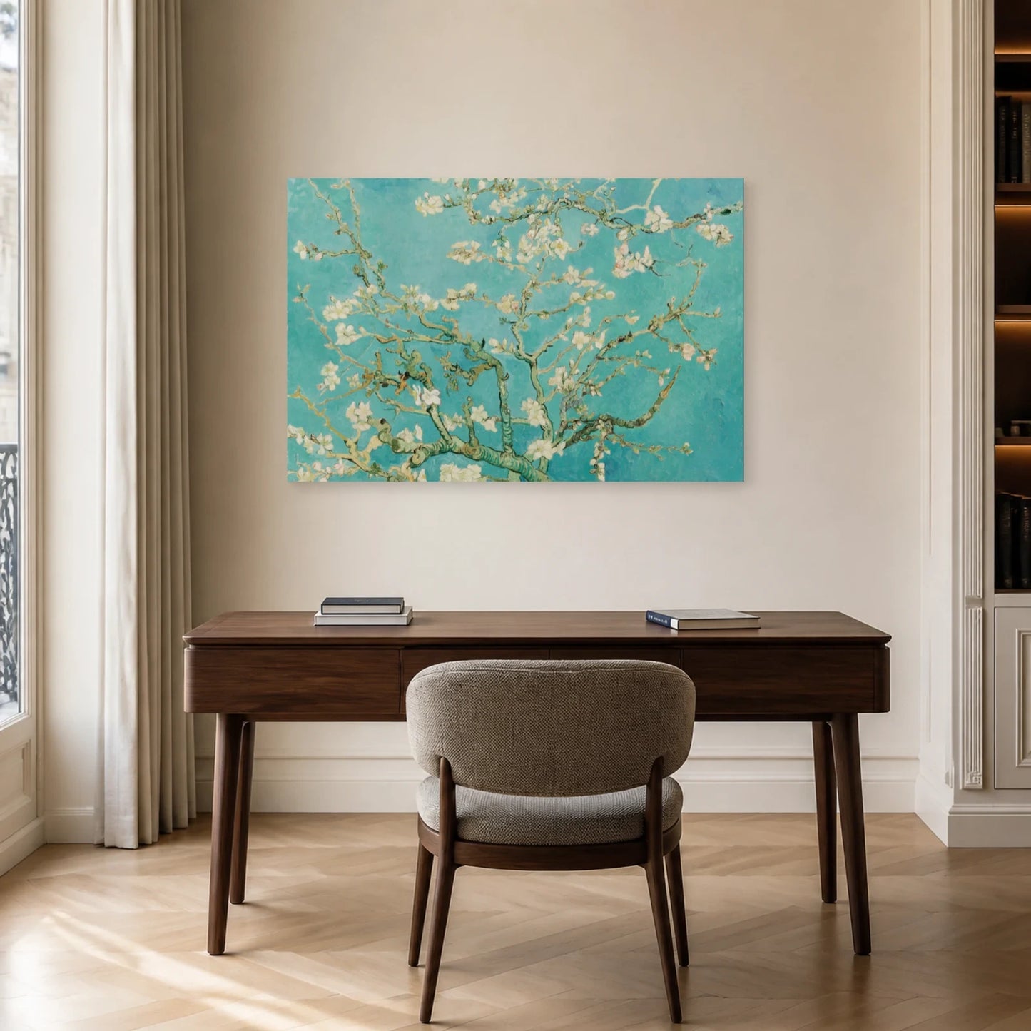 Tableau Amandier en fleurs – Vincent van Gogh dans un bureau - Art Virtuoso