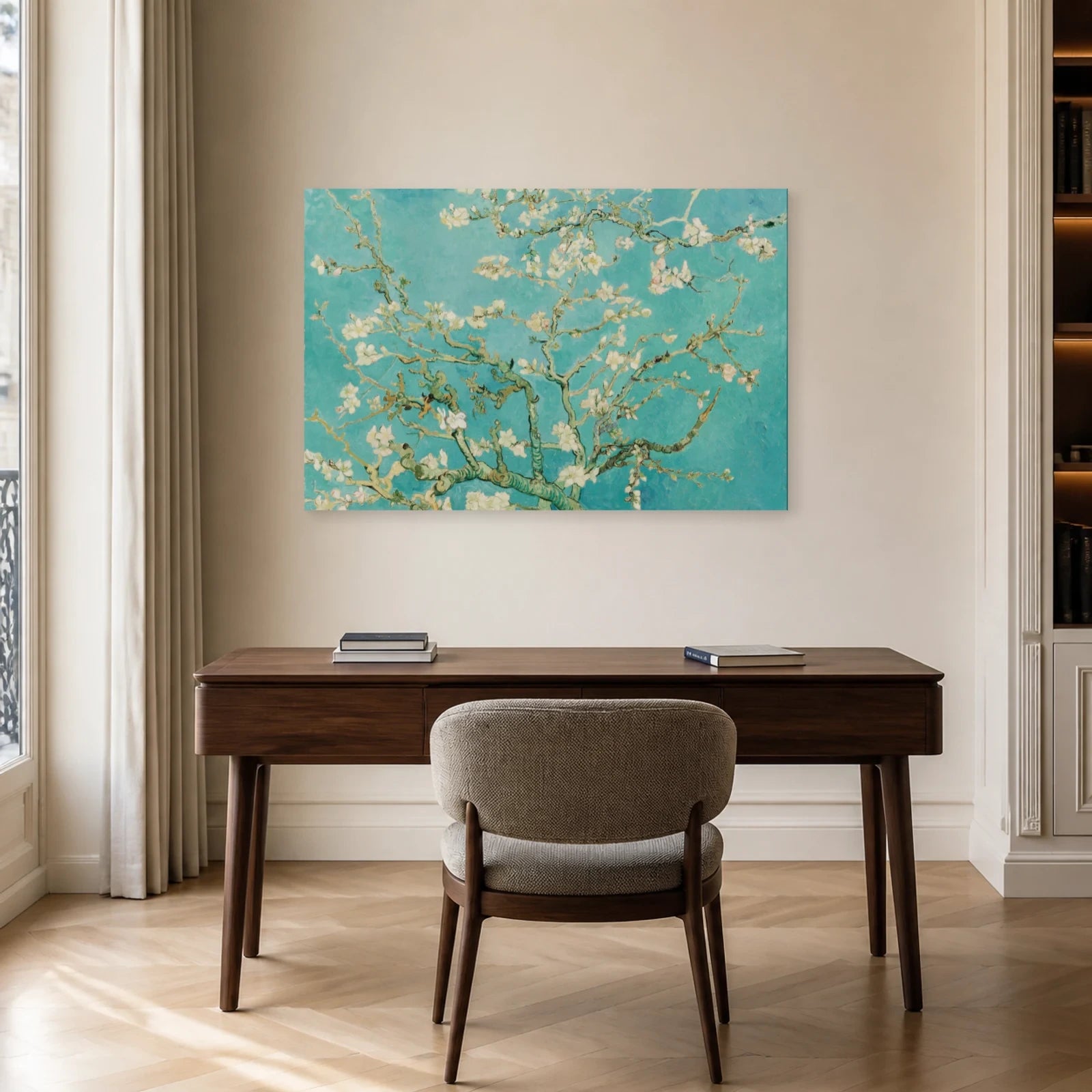 Tableau Amandier en fleurs – Vincent van Gogh dans un bureau - Art Virtuoso