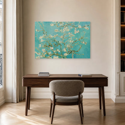 Tableau Amandier en fleurs – Vincent van Gogh dans un bureau - Art Virtuoso