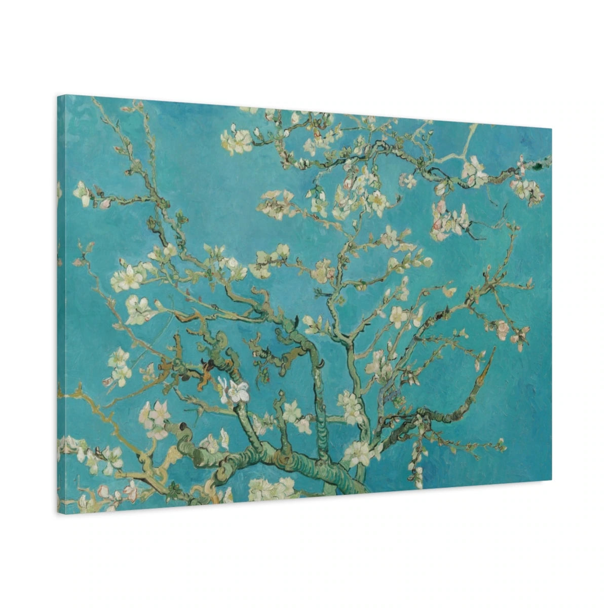 Tableau Amandier en fleurs – Vincent van Gogh - toile 3D avec bords imprimés - Art Virtuoso