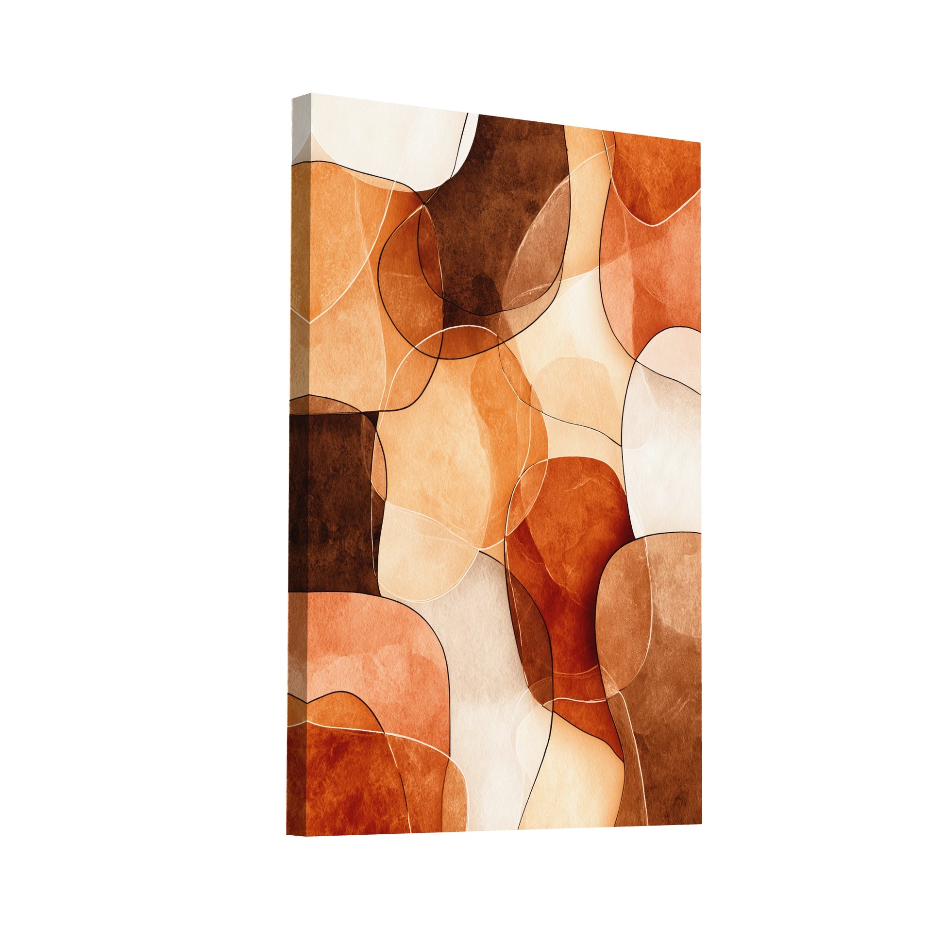 Product Hero 3D WebP Tableau Ambiance Cocooning Minimaliste : Nuances Caressantes - Art Virtuoso