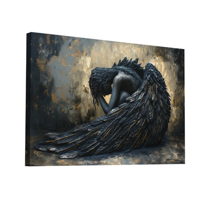 Product Hero 3D WebP Tableau Ange Déchu - Art Virtuoso