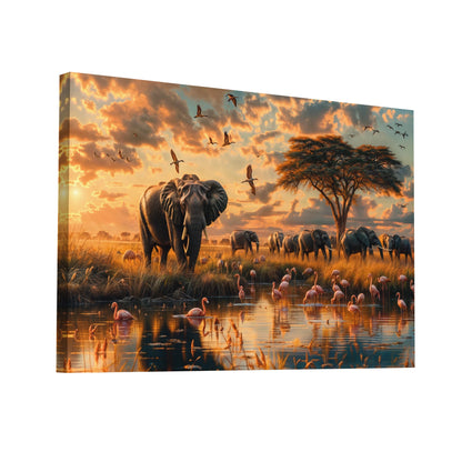 Product Hero 3D WebP Tableau Animaux - Afrique du Sud - Art Virtuoso