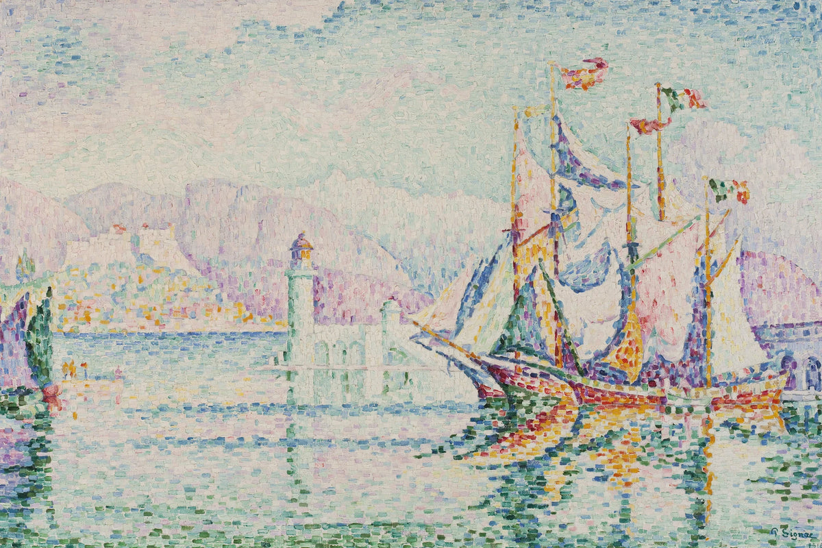Tableau Antibes, le matin – Paul Signac - impression sur toile, format M