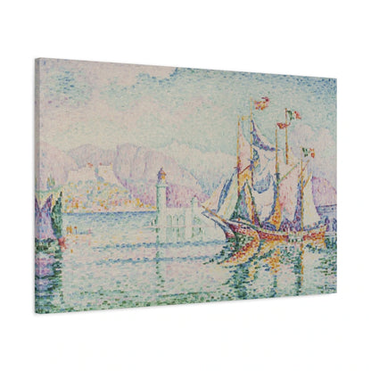 Tableau Antibes, le matin – Paul Signac - toile 3D avec bords imprimés - Art Virtuoso