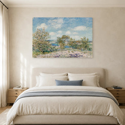 Tableau Après-midi de mai à By – Alfred Sisley dans une chambre - Art Virtuoso
