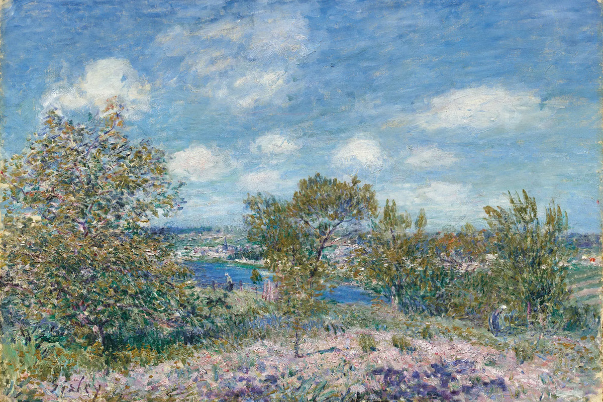 Après-midi de mai à By d’Alfred Sisley – toile format S