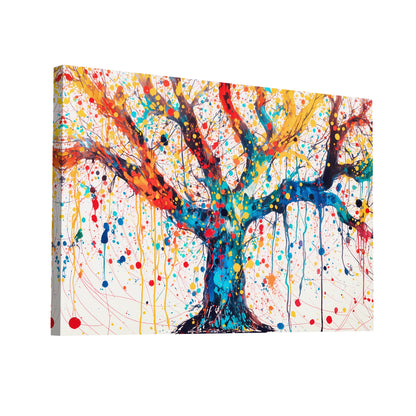 Product Hero 3D WebP Tableau Arbre de Vie Coloré - Art Virtuoso