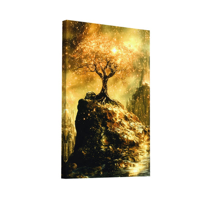 Product Hero 3D WebP Tableau Arbre Enchanté - Vision Mystique de la Nature - Art Virtuoso