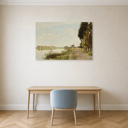 Tableau Argenteuil – Claude Monet dans un bureau - Art Virtuoso