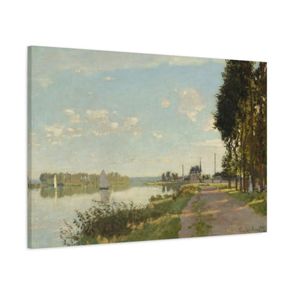 Tableau Argenteuil – Claude Monet - toile 3D avec bords imprimés - Art Virtuoso