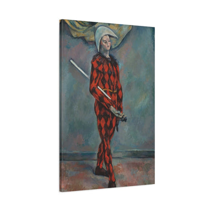 Tableau Arlequin – Paul Cézanne - toile 3D avec bords imprimés - Art Virtuoso