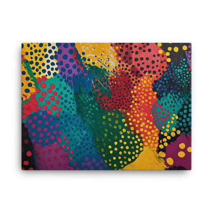 Tableau Art Abstrait Moderne - Polka Dots