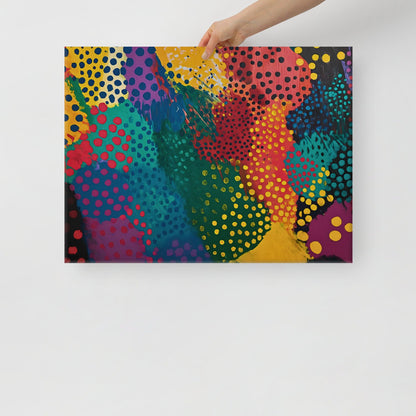 Tableau Art Abstrait Moderne - Polka Dots