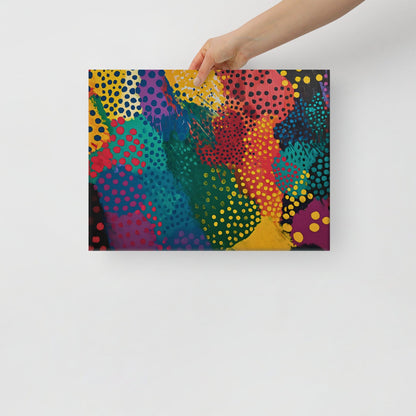 Tableau Art Abstrait Moderne - Polka Dots