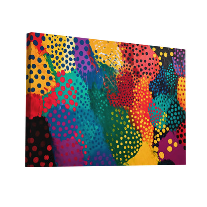 Product Hero 3D WebP Tableau Art Abstrait Moderne - Polka Dots - Art Virtuoso