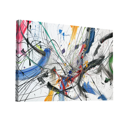 Product Hero 3D WebP Tableau Art Contemporain Abstrait - Art Virtuoso