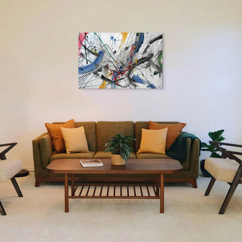 Tableau Art Contemporain Abstrait Affiches, reproductions et œuvres graphiques Art Virtuoso